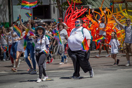 За права толстых! / Из серии &quot;Гей парад в Сан Франциско&quot;.