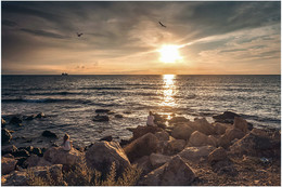 На закате дня / Крым,