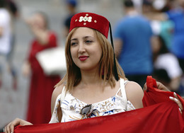 Девушка из Марокко / на Красной площади