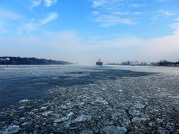 Лёд на реке / 2018