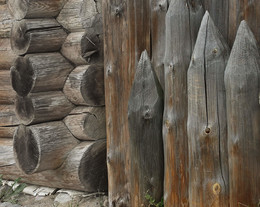 Заборы древности... / Как строили давно...