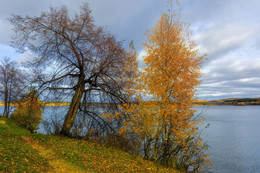 Осенняя зарисовка / Осень на озере