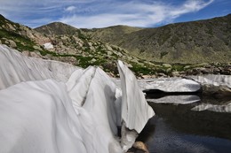 Великолепный ледник / Горный хребет Тигер - Тыш, Поднебесные Зубья (Республика Хакасия)