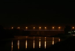 Ночной мост / Проба объектива в ночи