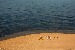У синего моря... / Севастополь.пляж &quot;Учкуевка&quot;