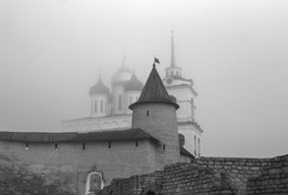 В тумане / Псков