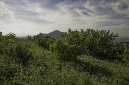 Раздвигая горизонт / Вид на гору Бештау с горы Машук. Пятигорск.