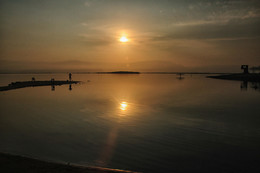 Восход на Мертвом море / Израиль