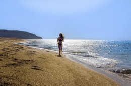 Юность.... море... Крым / Крым, море, лето, пляж, солнце, девушка