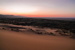 закат в пустыне / бархан сары-кум, Кумтуркала