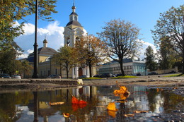 осеннее настроение... / Осенние прогулки по прекрасному городу Выборгу, ул Крепостная , Соборная площадь.