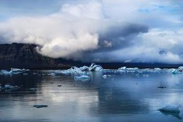 Приземление облаков / Jökulsárlón