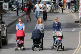 Перспективный кадр / Мамочки с детьми на прогулке.