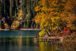 Осенние мотивы / Снято на озере Кольсай, Алматинская область, Казахстан