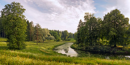 Река Славянка. / Павловск. Июнь.