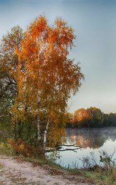 «Осень» / Осеннее утро, озеро у деревни Радчино