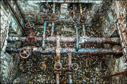 перекрёсток / развязка городской отопительной системы