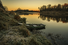 Осеннее утро на Клязьме / Осеннее утро на Клязьме. Небольшой морозец для конца октября.