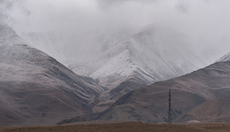 горы в тумане / Алтай