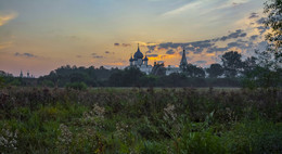 Суздальский рассвет / сентябрь, утро, Суздаль, вид на Суздальский кремль