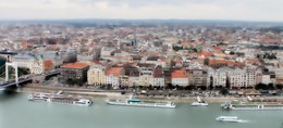 Голубая пристань / Будапешт - вид на Дунай, набережную и Пешт