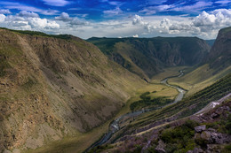 Река Чулышман / Горный Алтай. Улаганский район. Перевал Кату-Ярык