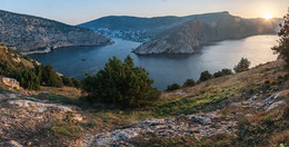 Балаклава / панорама из пяти вертикальных кадров