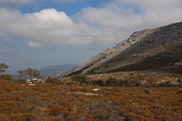 На склонах горы Аттавирос / Родос, Греция.
