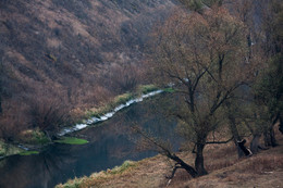 дыхание осени / осенний вид на малые реки россии