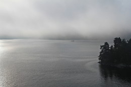 Туманная перспектива / Балтика. 	
Шведские шхеры.
Утро. Осенняя хмарь