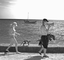 *прогулка* / пляжный фотограф г.Геническ азовское море 2008