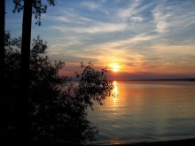 Закат на Минском море / Не устаю удивляться красотам нашей земли