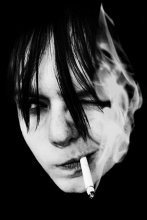 &quot;Портрет человека курящего&quot; / автопортрет