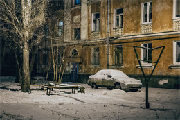 Зима в Старом городе / Тольятти, Шлюзовой микрорайон.
Nikkor DX AF-S 18-70