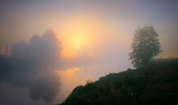 Летнее утро / Рассвет на реке