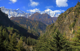 Гималаи / Долина реки Марсиангди. Аннапурна II