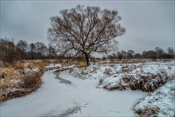 Первые шаги зимы / 08. декабря ,2018, река Дрезна