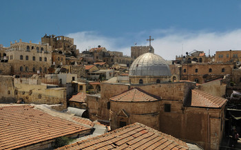 Вид на Храм Гроба Господня / Иерусалим