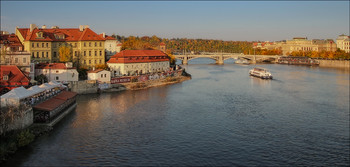 На реке / Река Влтава, Прага, Чехия