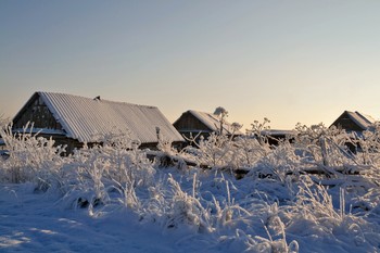 В деревне зимой / ***