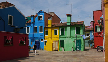 Все цвета радуги / Остров Бурано, Венеция.