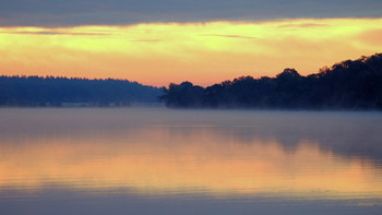 Озеро Исток. / Холодное утро перед рассветом.