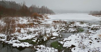 Зимние родники / Всё застыло, только родники подпитывают и поддерживают озёрную жизнь