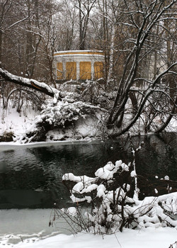 Ледяная речка и снежные кусты... / Прогулки по зимнему парку в Кузьминках...