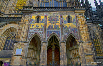 Собор святого Вита (фрагмент) / Прага