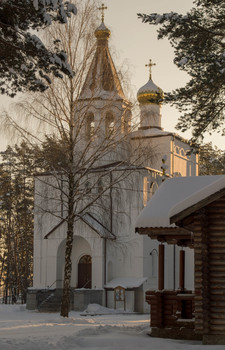 Рождественский день / Церковь в Светлогрорске, Беларусь.