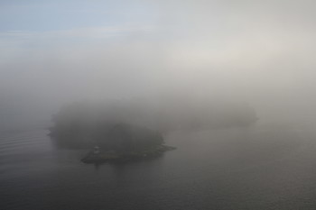В тумане / Балтика. Шведские шхеры.