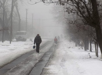 Туман... / Опустился на село туман...