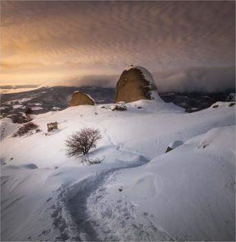 Зимняя Демерджи / Крым. Демерджи. Долина привидений