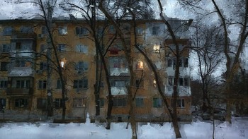 смеркается. 4 часа дня / б.о.